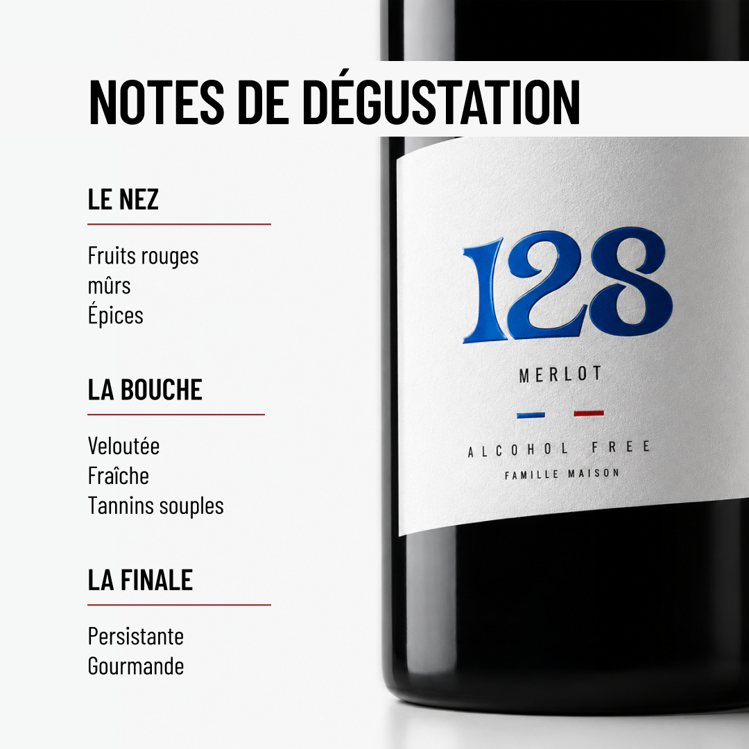 CUVÉE 128: le merlot gourmand qu'il vous faut!