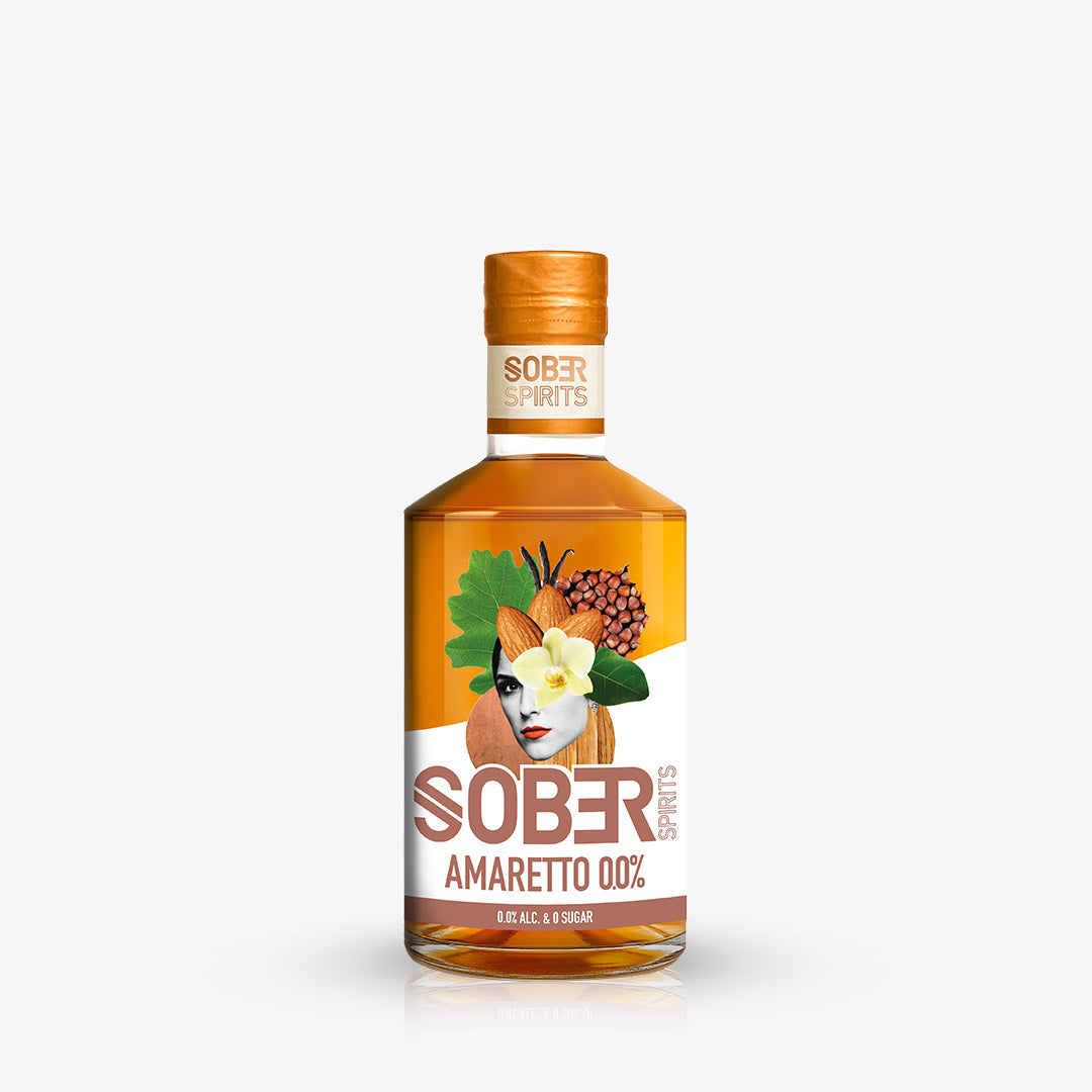 AMARETTO SOBER SPIRITS: typique d'un amaretto avec ses belles notes de noisettes, sans-alcool!