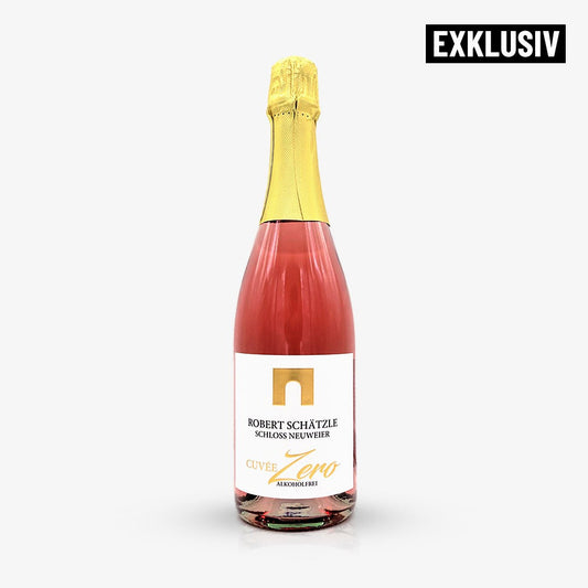 CUVÉE ZERO ROSÉ: pétillant rosé sans alcool de Schloss Neuweier.