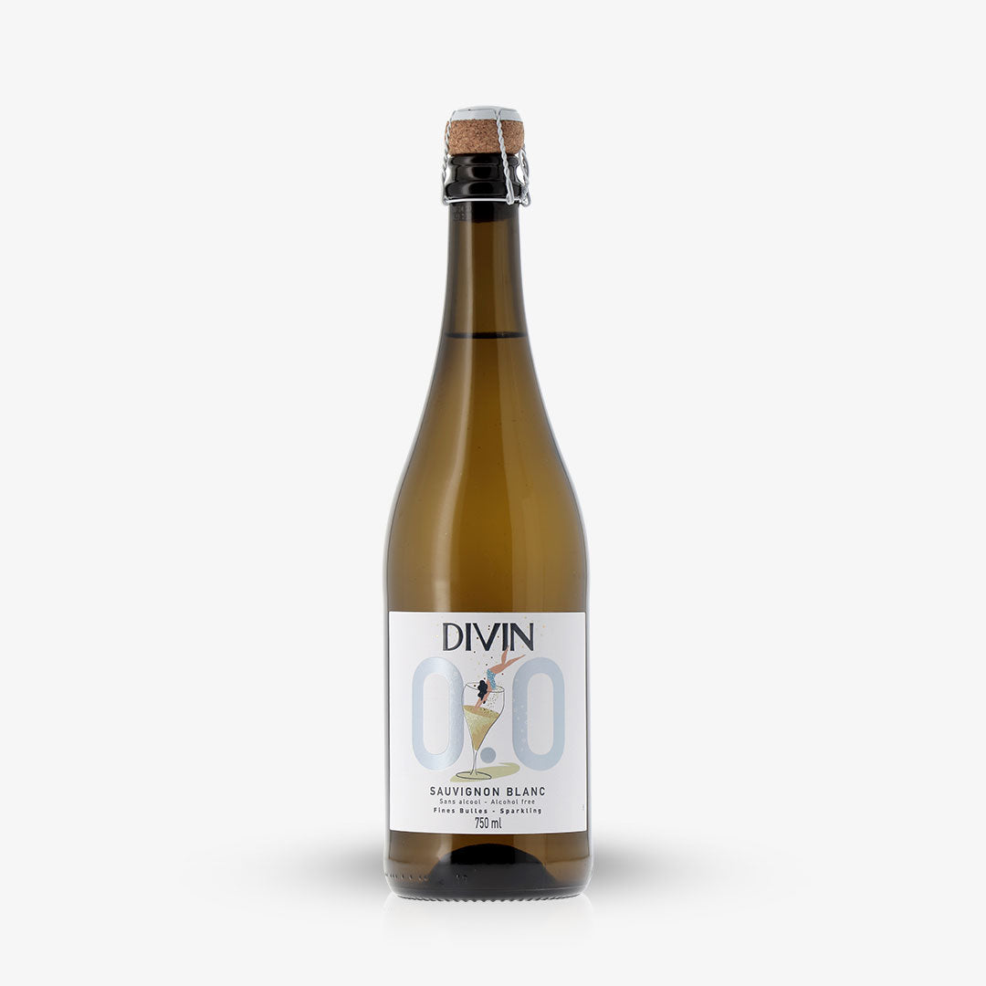 DIVIN PÉTILLANT : des bulles en vin de Loire sans alcool.