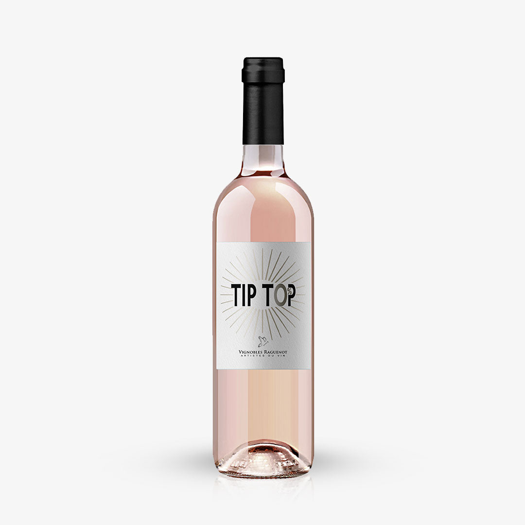 TIP TOP ROSÉ: le rosé sans alcool frais et fruité des vignboles Raguenot.