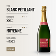 BLANC PUR BIO: vin pétillant sans alcool de la Maison Strauch