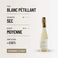 BOLLE BLANC DE BLANCS 0,375: un pétillant fruité et raffiné, en demie-bouteille.