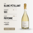 BOLLE BLANC DE BLANCS: très élégant et raffiné ce pétillant fruité!