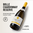 BOLLE CHARDONNAY RESERVE: un vin blanc sans-alcool pulpeux et ample.
