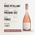 BOLLE ROSÉ SPARKLING: la fine pétillance aux arômes de fruits rouges.