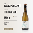 DIVIN PÉTILLANT : des bulles divines sans alcool.