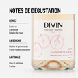 DIVIN PÉTILLANT ROSÉ: des bulles sans alcool au joli blush rosé.