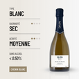 DIVIN VIGNERON BLANC DE BLANCS: un pétillant sans-alcool à l'allure folle.
