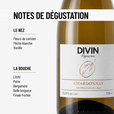 DIVIN VIGNERON CHARDONNAY: un vin blanc idéalement gourmand.