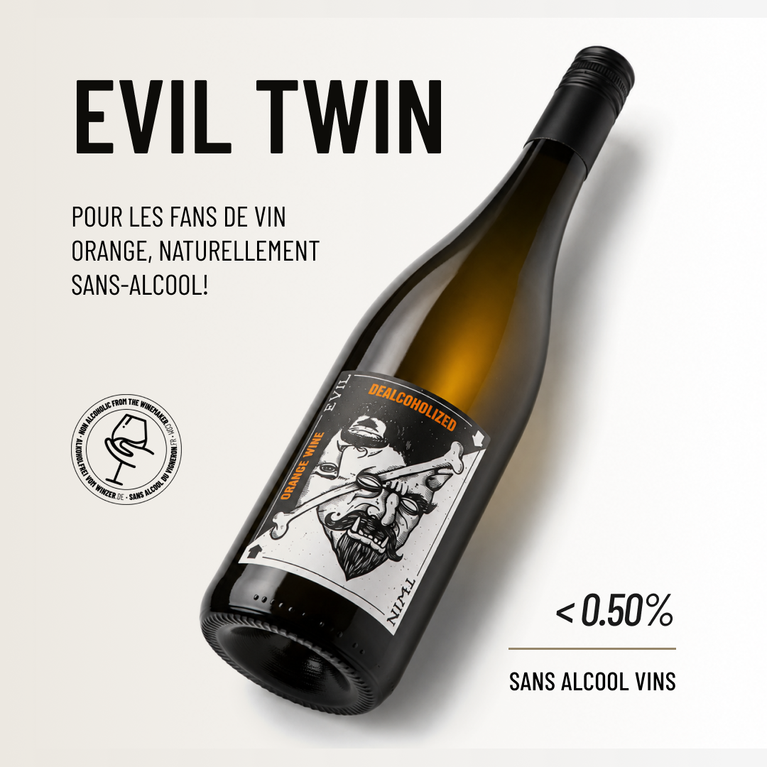 EVIL TWIN: pour les fans de vin orange, naturellement sans-alcool!