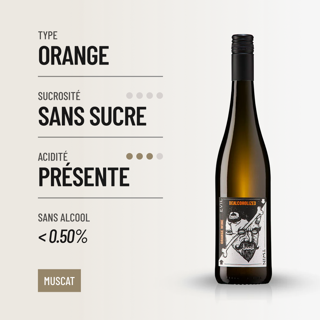 EVIL TWIN: pour les fans de vin orange, naturellement sans-alcool!
