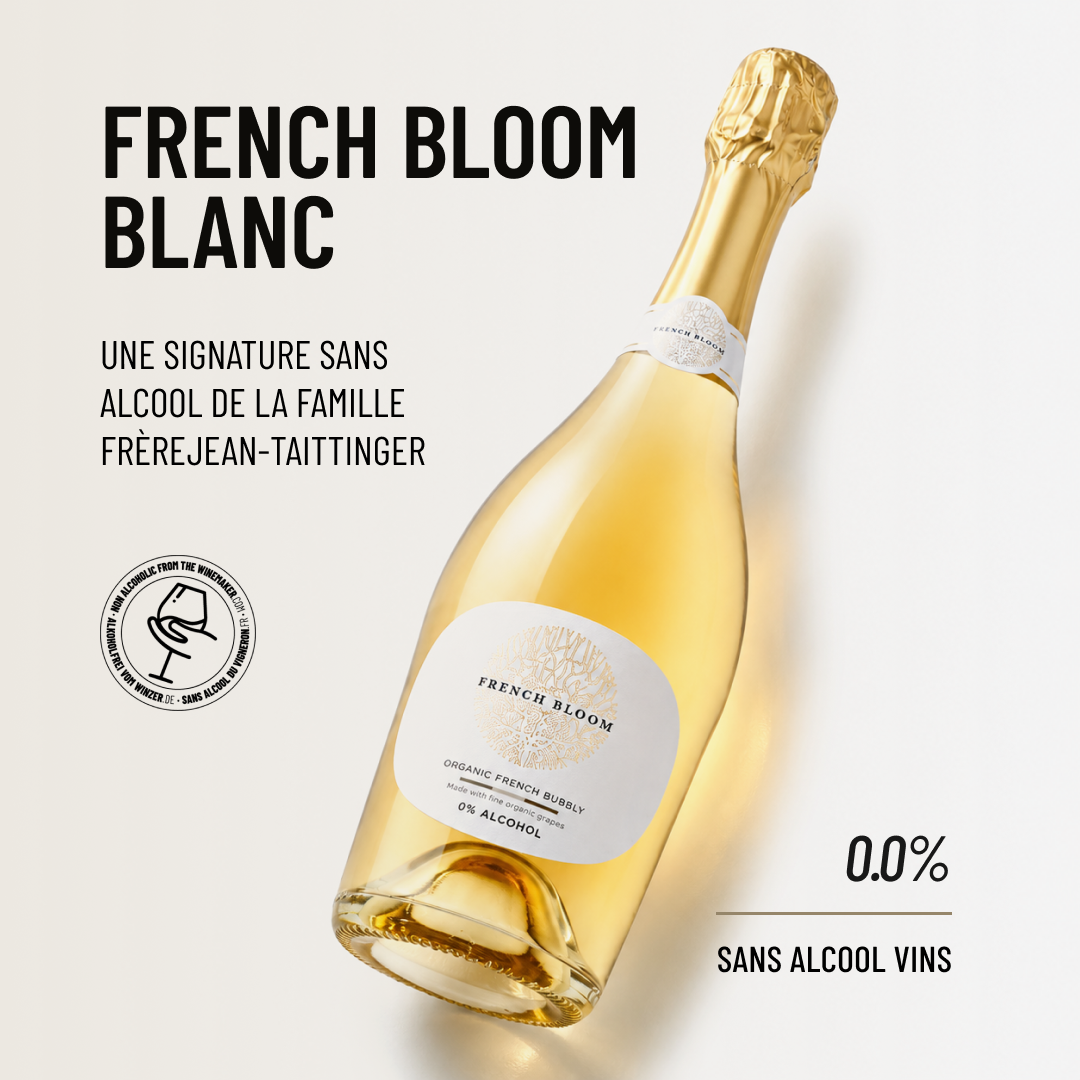 FRENCH BLOOM Blanc: une signature sans alcool de la Famille Frèrejean-Taittinger