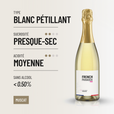 FRENCH PARADOX SPARKLING: fruité, vif et de la région de Frédéric.