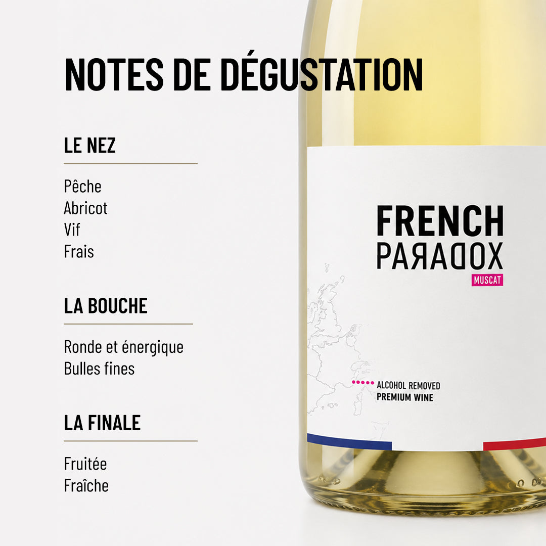 FRENCH PARADOX SPARKLING: fruité, vif et de la région de Frédéric.