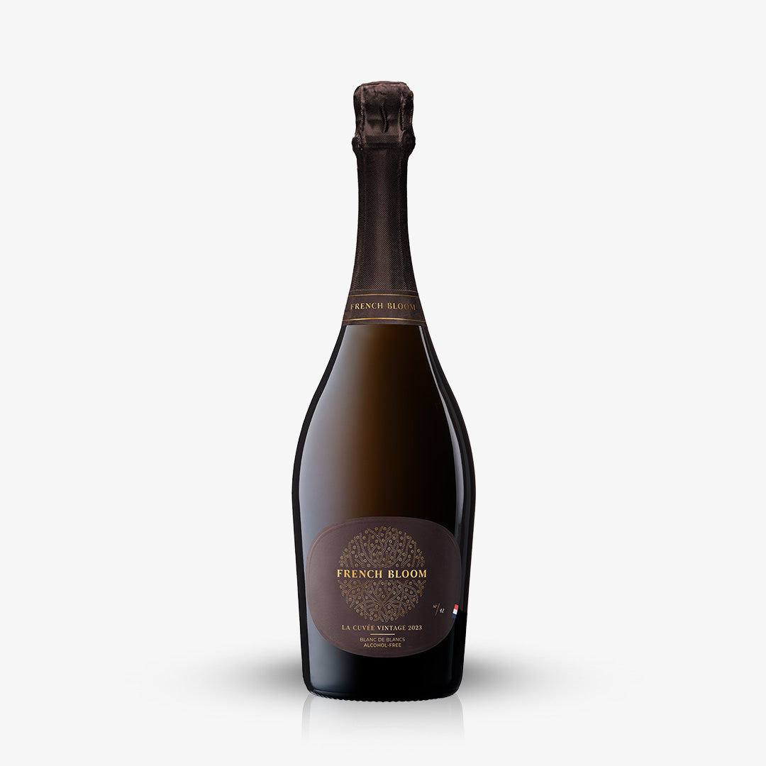 FRENCH BLOOM LA CUVÉE: des bulles millésimées d'une grande finesse, sans alcool!