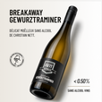 BREAKAWAY GEWURZTRAMINER: délicat moëlleux sans alcool de Christian Nett.