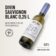 DIVIN SAUVIGNON BLANC 0,25 L: un vif fruité et vif, en petite bouteille!