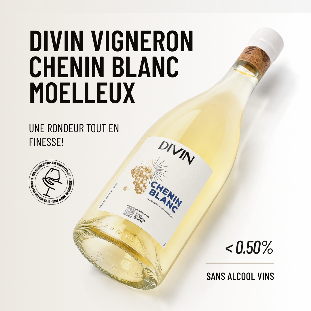 DIVIN VIGNERON CHENIN BLANC MOELLEUX: une rondeur tout en finesse!