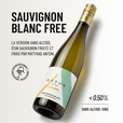 SAUVIGNON BLANC FREE: la version sans alcool d'un sauvignon fruité et frais par Matthias Anton.