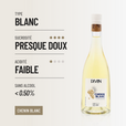 DIVIN VIGNERON CHENIN BLANC MOELLEUX: une rondeur tout en finesse!