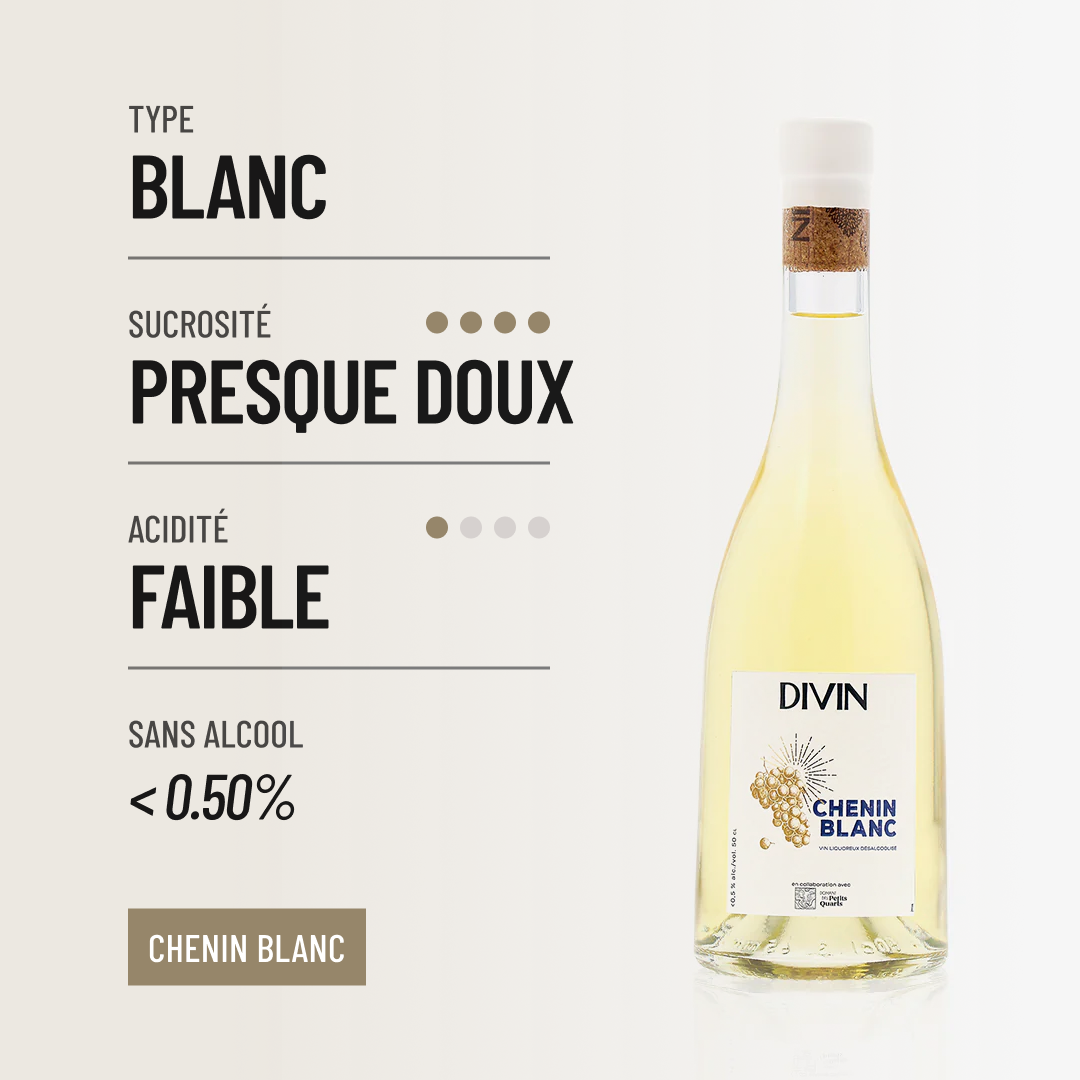 DIVIN VIGNERON CHENIN BLANC MOELLEUX: une rondeur tout en finesse!