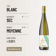 SAUVIGNON BLANC FREE: la version sans alcool d'un sauvignon fruité et frais par Matthias Anton.