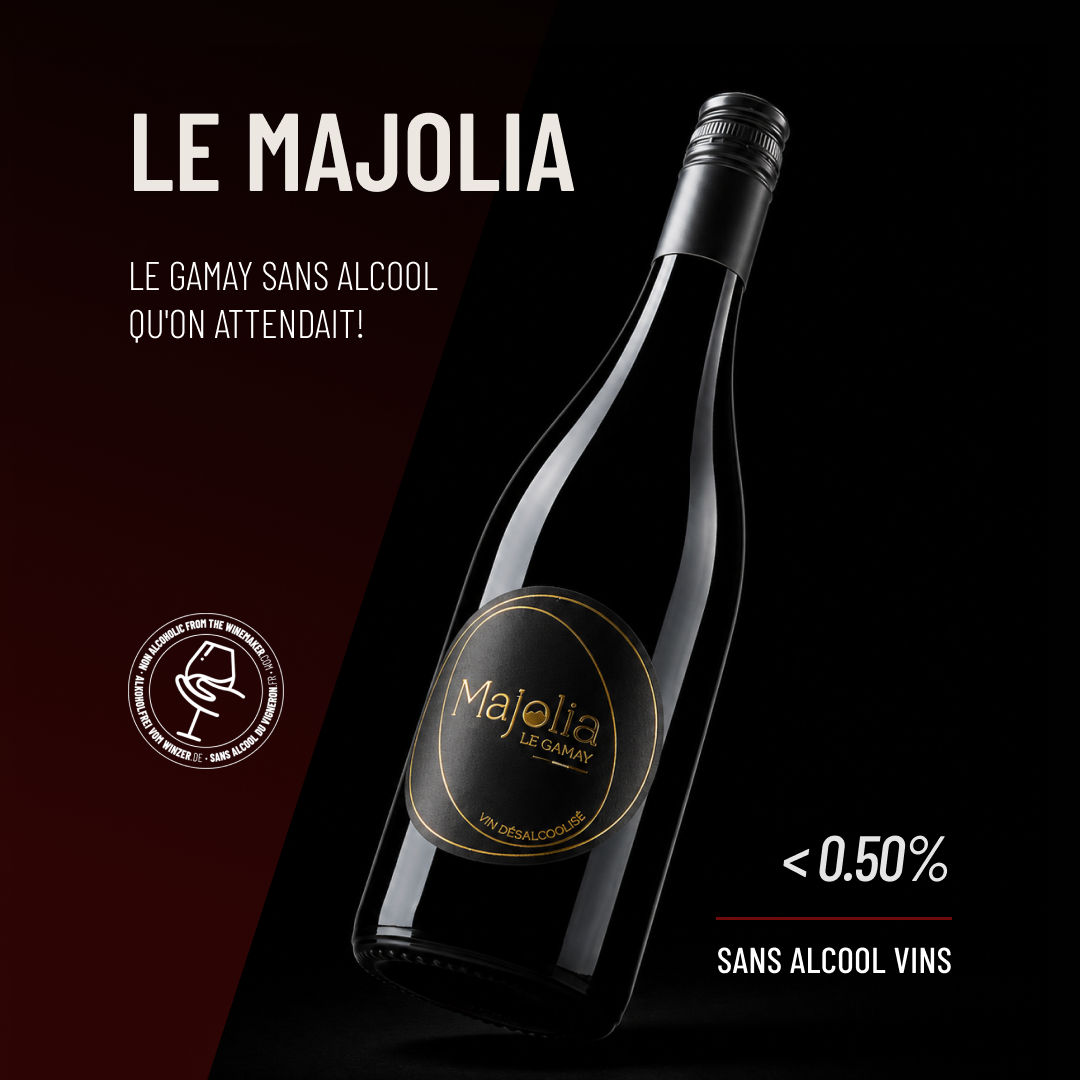 LE MAJOLIA: le Gamay sans alcool qu'on attendait!