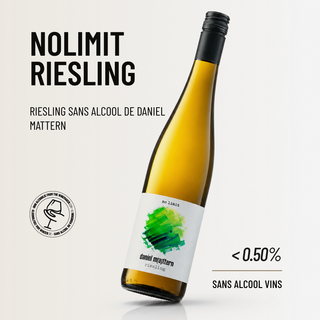 NOLIMIT RIESLING: Riesling sans alcool de Daniel Mattern