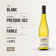 NULL ALKOHOL BLANC: vin blanc Rivaner sans alcool de Löffler
