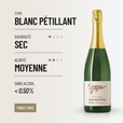NULL ALKOHOL BLANC DE BLANCS: un sans alcool pétillant et frais de W&A Löffler