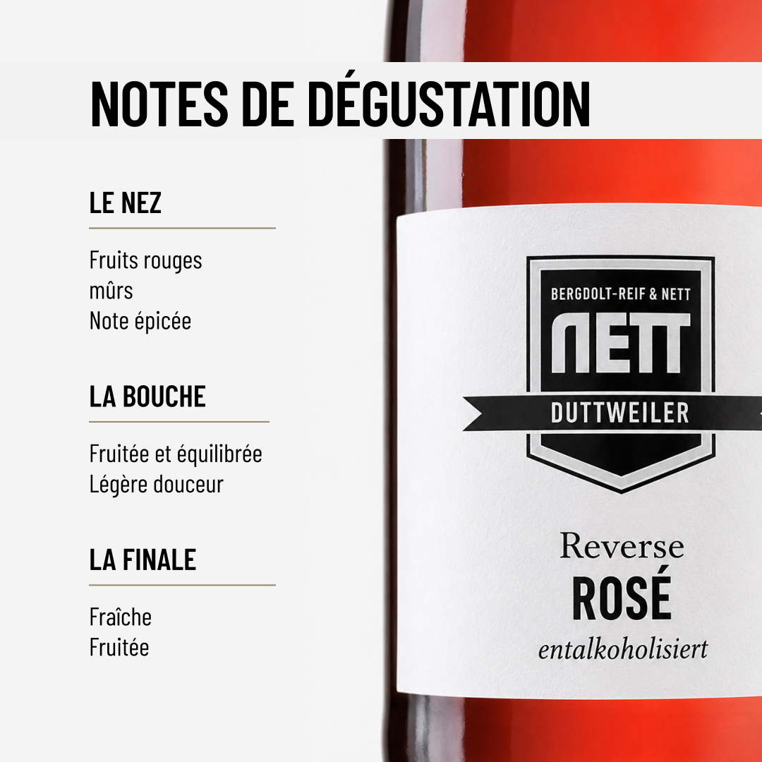 REVERSE ROSÉ: le premier rosé sans alcool par Christian Nett