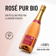ROSÉ PUR BIO: Vin pétillant rosé par la Maison Strauch