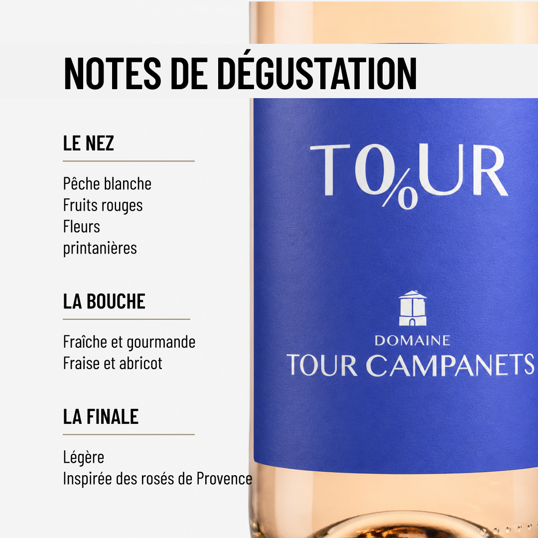 TO%UR CAMPANETS: tout le charme d'un rosé sans-alcool entre calanques et collines!
