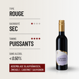 ZERONIMO LEONIS BLEND 0,375L: demi-bouteille Top qualité en vin rouge sans alcool!
