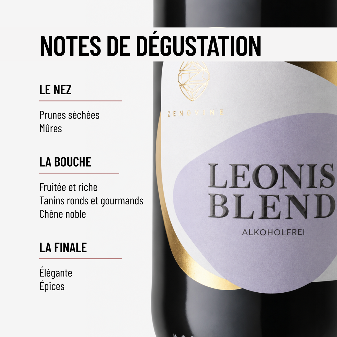 ZERONIMO LEONIS BLEND: le meilleur vin rouge sans alcool vient-il d'Autriche?