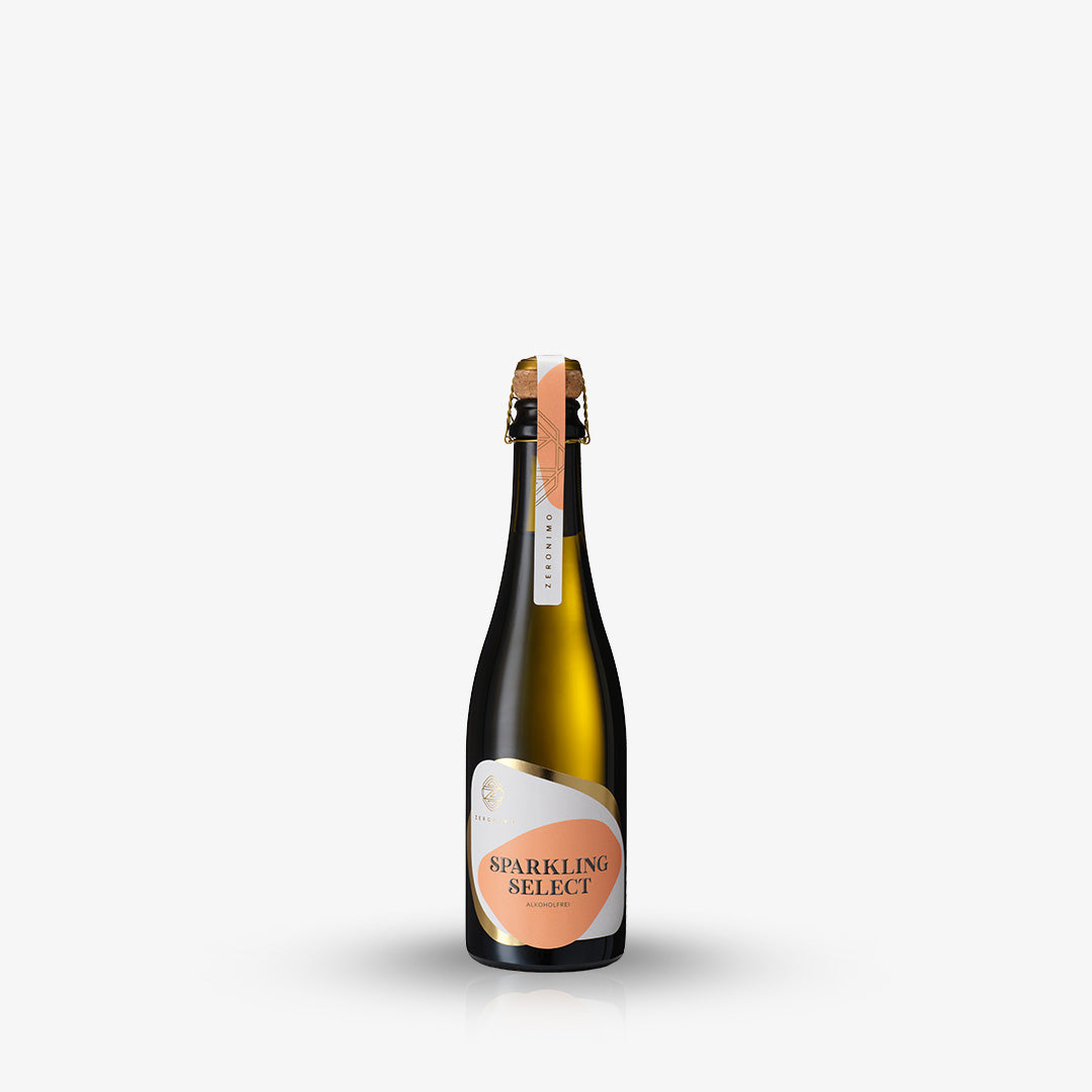 ZERONIMO SPARKLING SELECT 0,375: un des meilleurs pétillants sans alcool en demi-bouteille