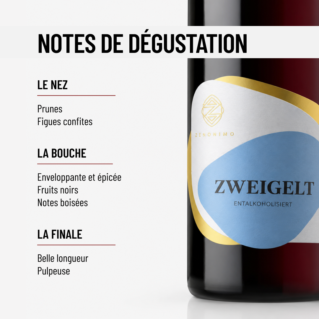 ZERONIMO ZWEIGELT : typique et excellent sans alcool