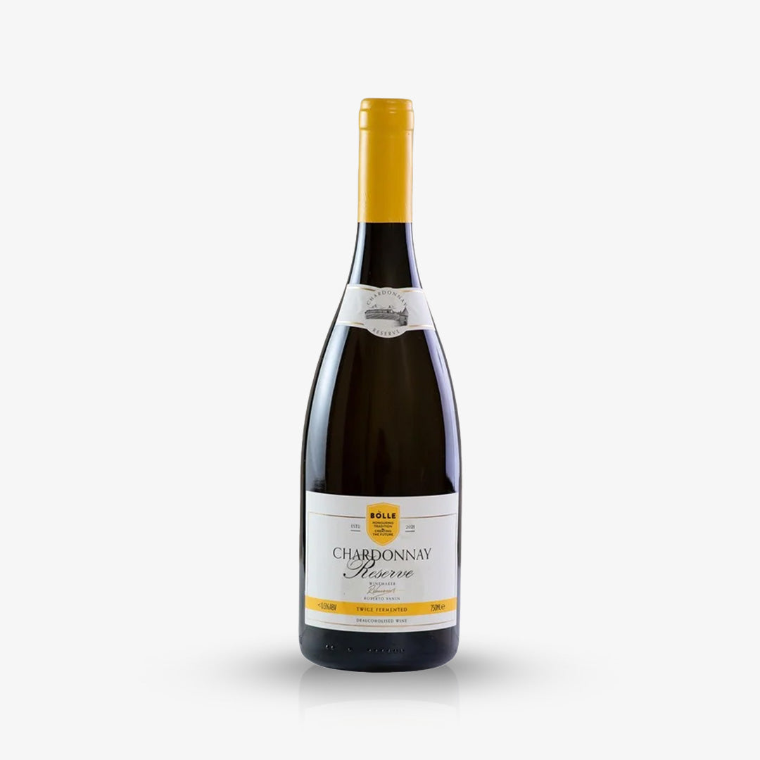 BOLLE CHARDONNAY RESERVE: un vin blanc sans-alcool pulpeux et ample.