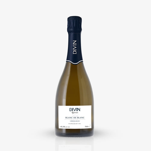 DIVIN VIGNERON BLANC DE BLANCS: un pétillant sans-alcool à l'allure folle.