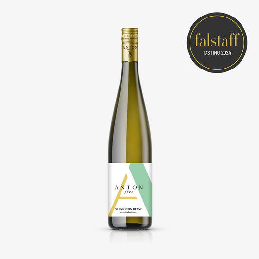 SAUVIGNON BLANC FREE: la version sans alcool d'un sauvignon fruité et frais par Matthias Anton.