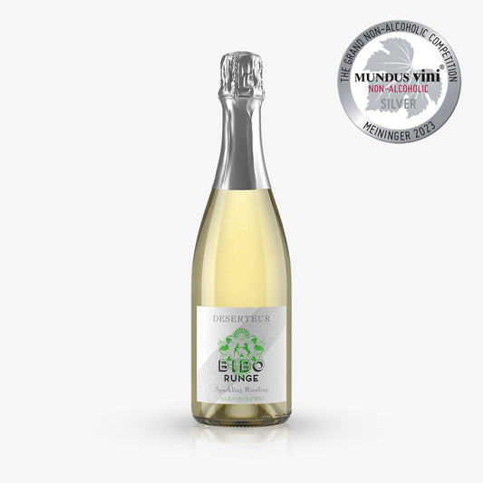 DESERTEUR SPARKLING RIESLING : un pétillant sans alcool vif et sec, quel plaisir!