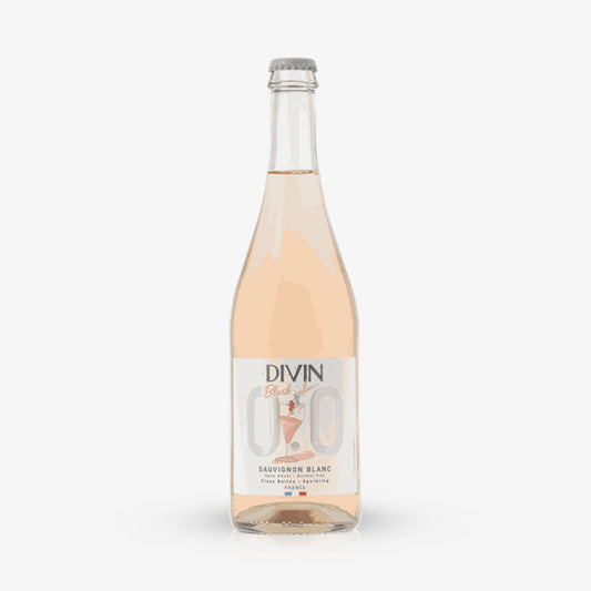 DIVIN PÉTILLANT ROSÉ: des bulles sans alcool au joli blush rosé.