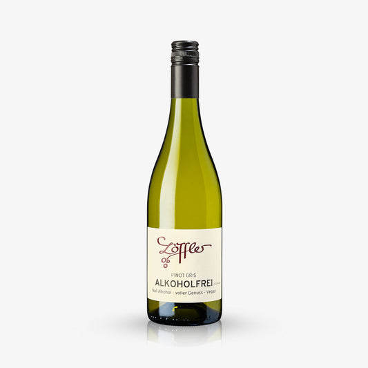 NULL ALKOHOL PINOT GRIS: le fruité gourmand d'un Pinot Gris vieilles vignes.