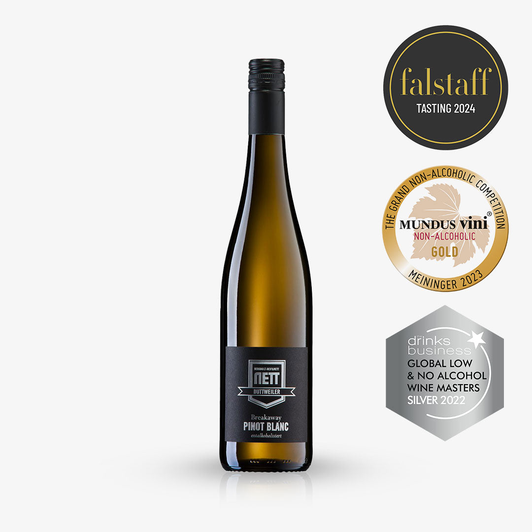 BREAKAWAY PINOT BLANC: légèrement boisé et sans-alcool de Bergdolt-Nett