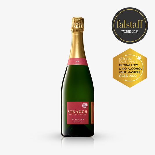 BLANC PUR BIO: vin pétillant sans alcool de la Maison Strauch