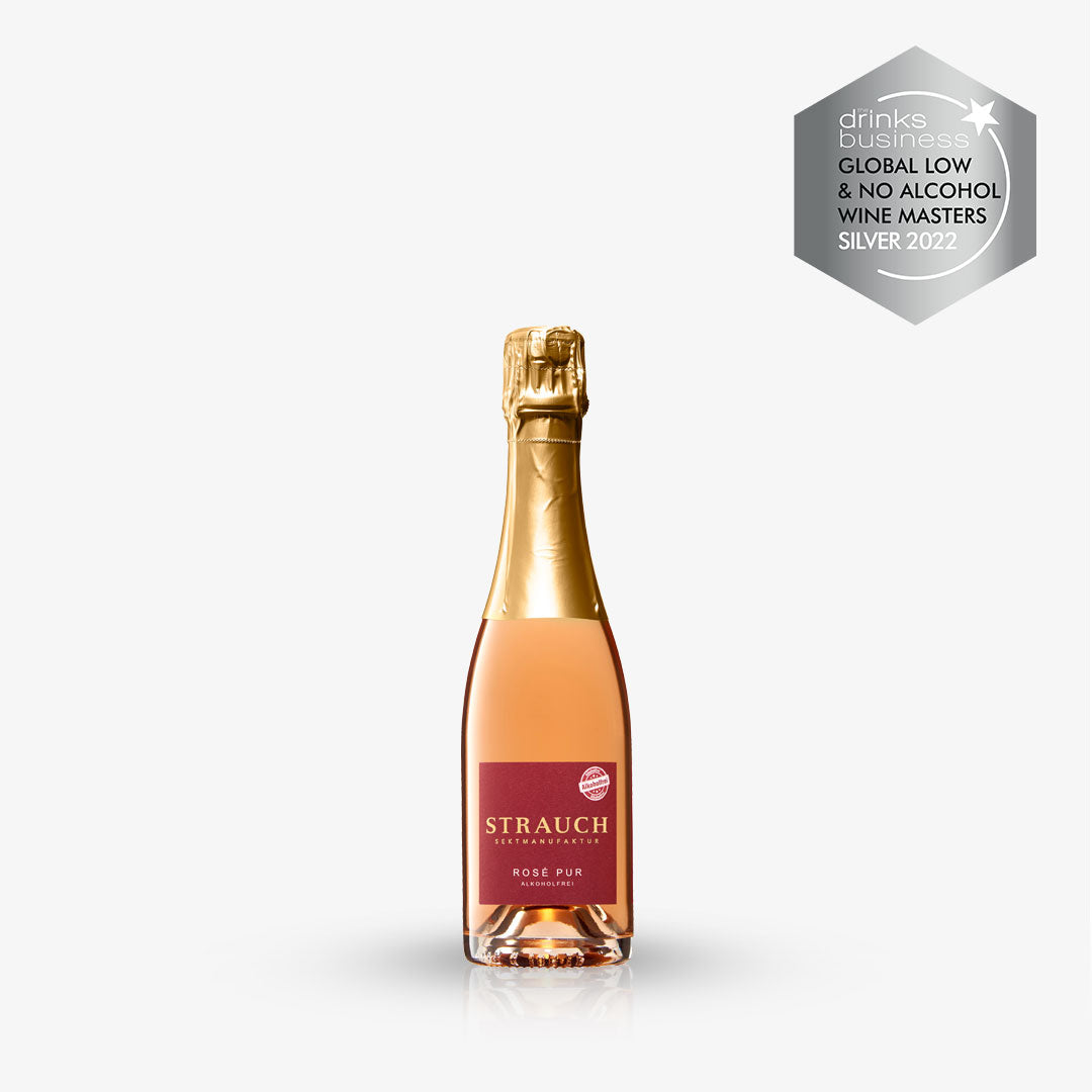 ROSÉ PUR BIO 0,2 L: Vin pétillant rosé en mignonette par la Maison Strauch