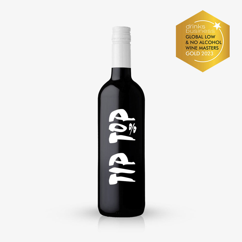 TIP TOP ROUGE: une cuvée typée "Bordeaux-Blend" sans alcool!