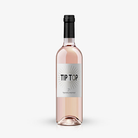 TIP TOP ROSÉ: Bordeaux rosé sans alcool frais et fruité.