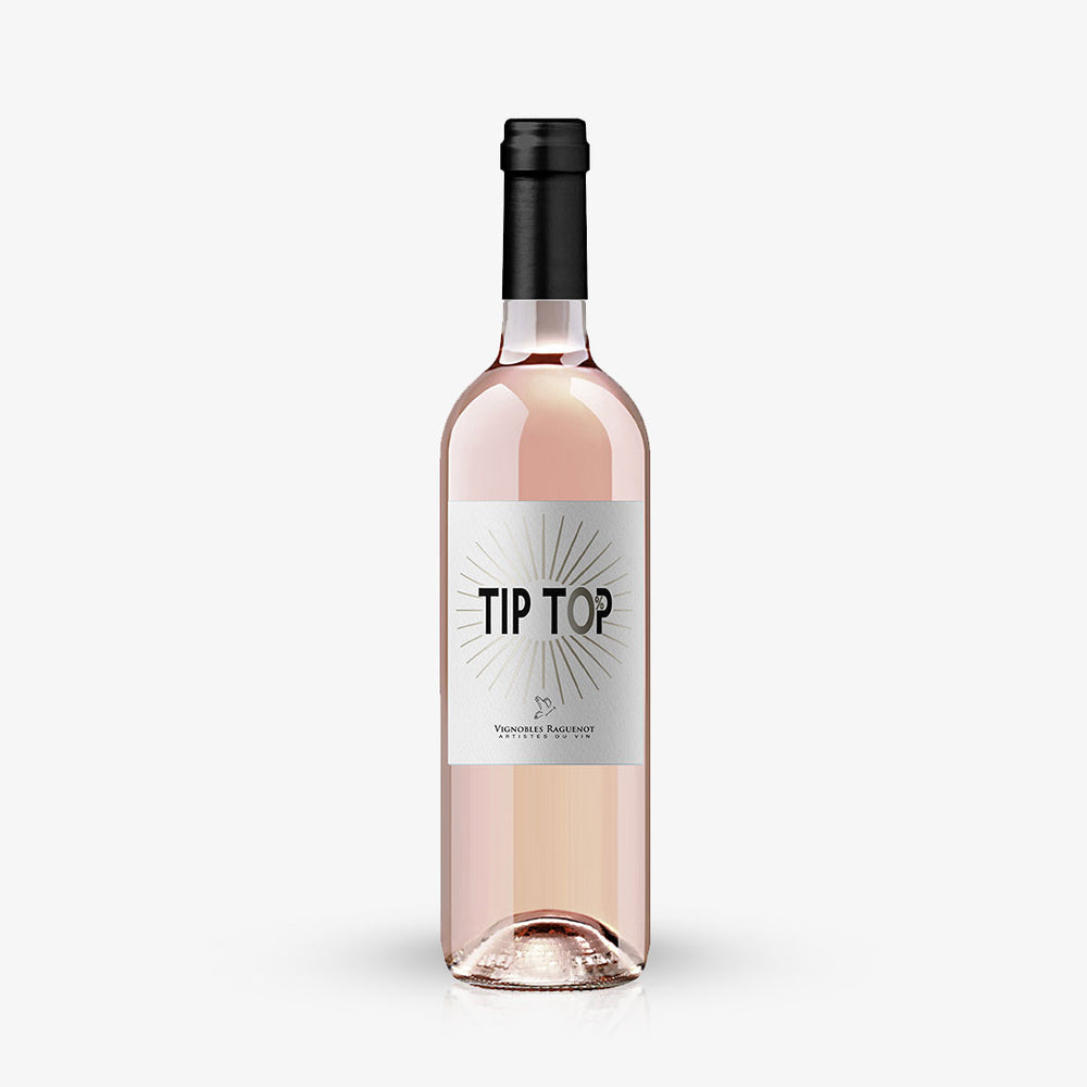 TIP TOP ROSÉ: le rosé sans alcool frais et fruité des vignboles Raguenot.